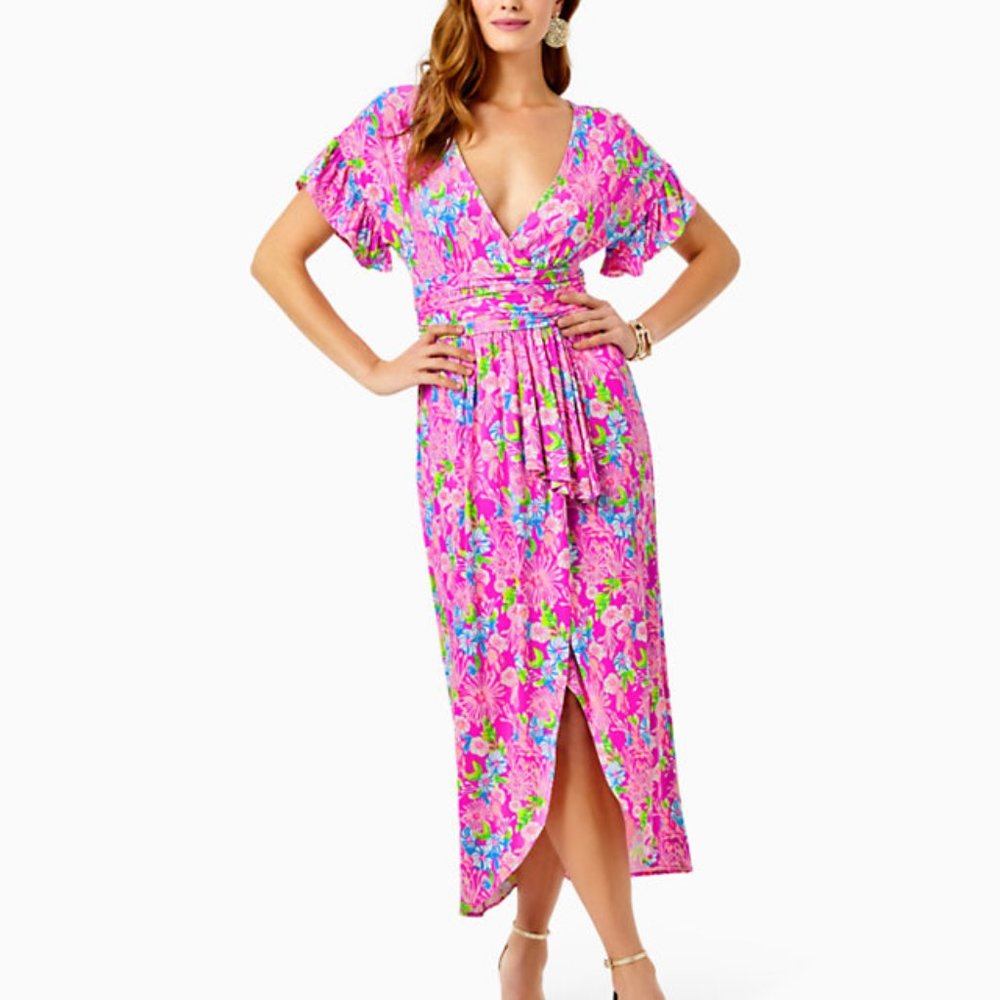 Lilly Pulitzer Anchorage Midi Dress size XXS